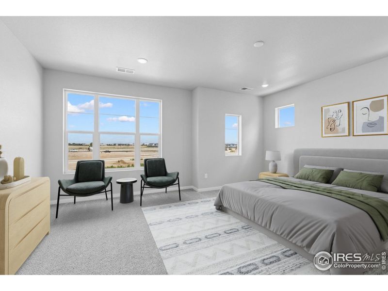 Furnished interior view inside a new home in Kinston Cottage, Loveland (Image 11).