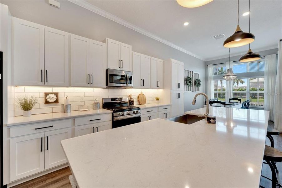 Furnished interior view inside a new home in Marisol Pointe at MiraBay Florida Series, Apollo Beach (Image 17).