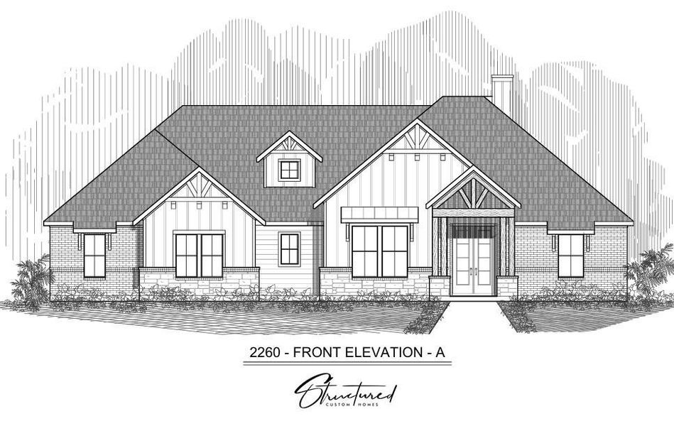 Front exterior of a new home in , Decatur, TX, highlighting curb appeal (Image 2). Front exterior of a new home in , Decatur, TX, highlighting curb appeal (Image 2).