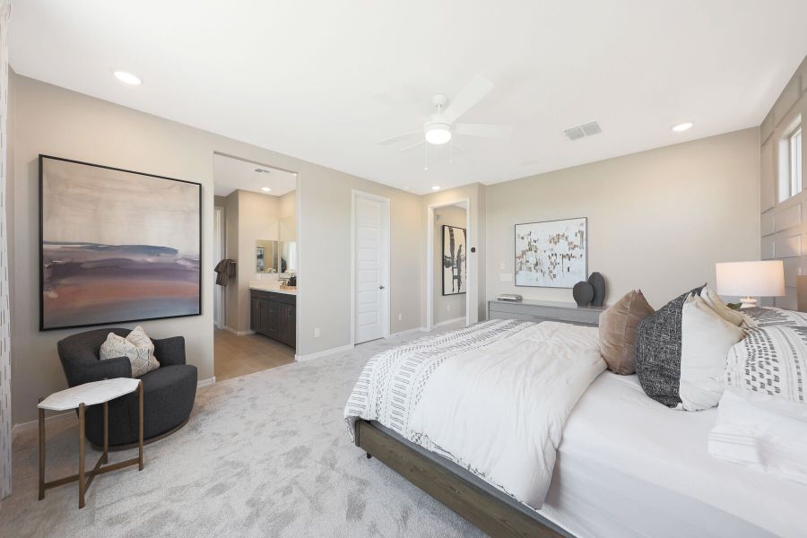 Representative furnished interior of a home built from the Pacific by Mattamy Homes in White Tank Vistas, Waddell (Image 28).
