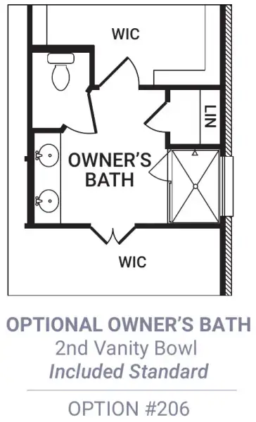 2nd Sink in Owners Bath