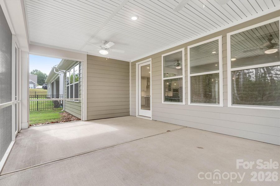 Exterior details and patio area of a home in , Charlotte (Image 21).