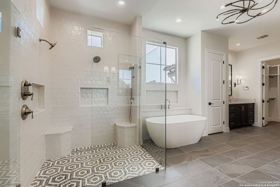 Furnished interior view inside a new home in The Bluff At The Dominion, San Antonio (Image 16).