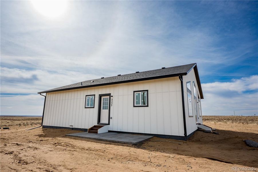 Exterior details and patio area of a home in , Colorado Springs (Image 17). Exterior details and patio area of a home in , Colorado Springs (Image 17).