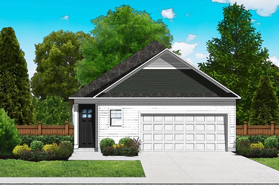 Elevation A - Opt. Door Elevation A - Opt. Door