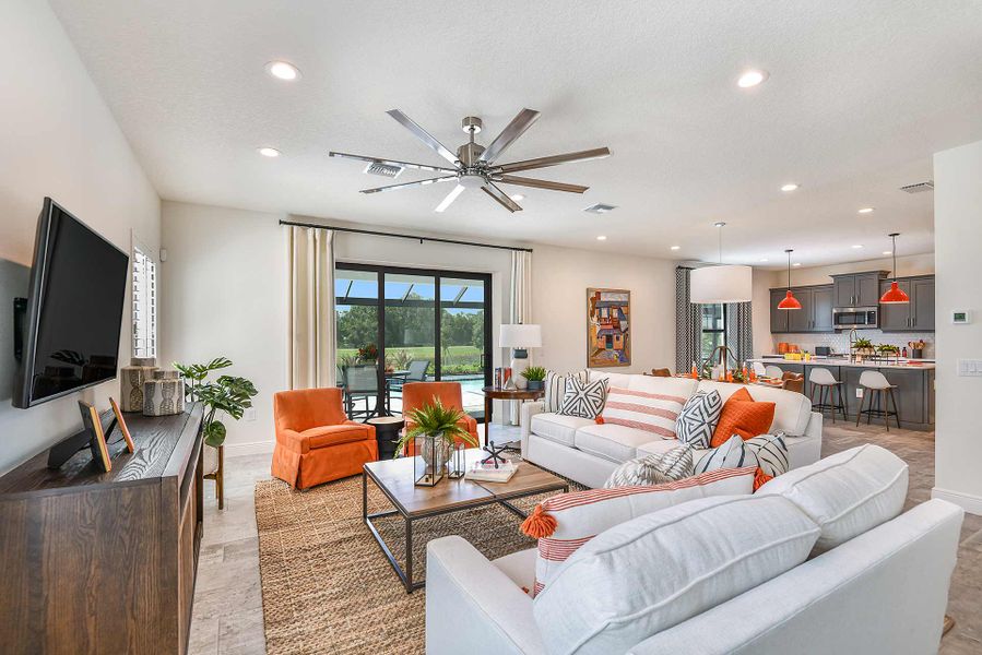 Representative furnished interior of a home built from the Legacy by Neal Communities in Windward, Sarasota (Image 7). Representative furnished interior of a home built from the Legacy by Neal Communities in Windward, Sarasota (Image 7).