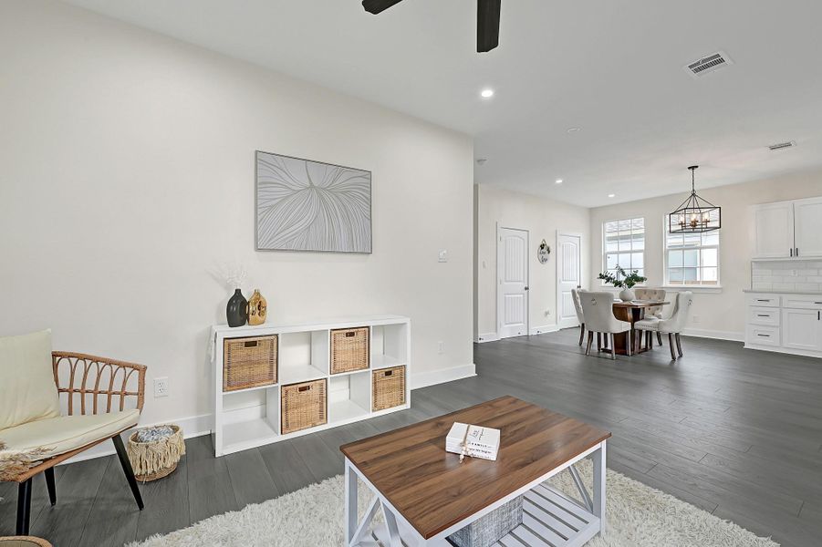 Experience seamless living in this beautifully designed open-concept space. Experience seamless living in this beautifully designed open-concept space.