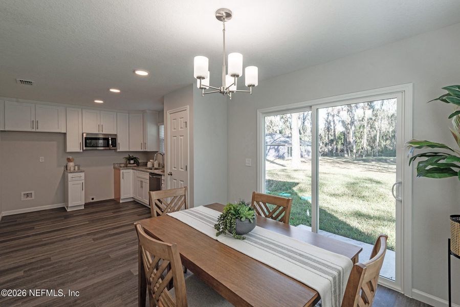 Furnished interior view inside a new home in , Jacksonville (Image 10).