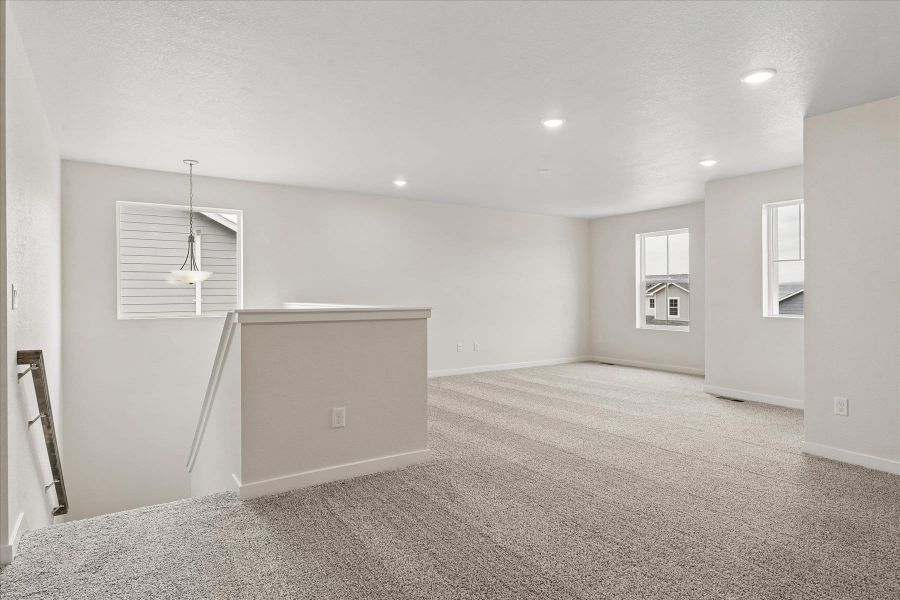 Spacious, unfurnished interior of a new home in Aspen Ranch, Fountain (Image 12). Spacious, unfurnished interior of a new home in Aspen Ranch, Fountain (Image 12).