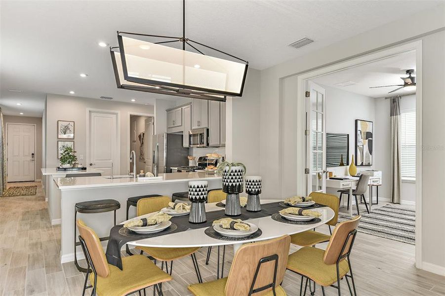 Furnished interior view inside a new home in Indigo Creek, Apollo Beach (Image 27).