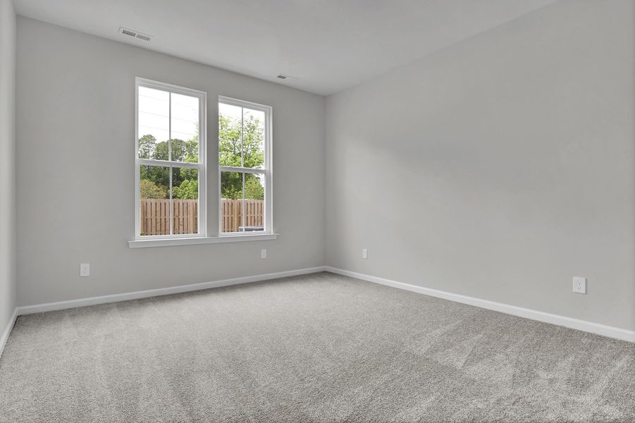Spacious, unfurnished interior of a new home in Grand Park, Leland (Image 23). Spacious, unfurnished interior of a new home in Grand Park, Leland (Image 23).