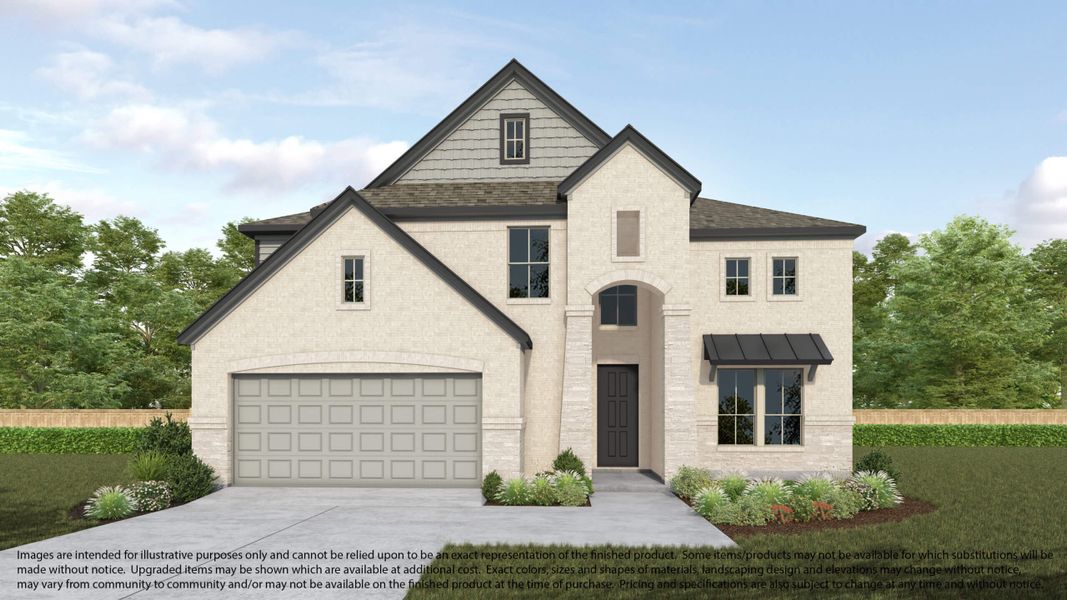 Representative exterior photo of a completed home built from the 652 by Long Lake Ltd. in Briarwood Crossing, Rosenberg, TX (Image 4). Representative exterior photo of a completed home built from the 652 by Long Lake Ltd. in Briarwood Crossing, Rosenberg, TX (Image 4).