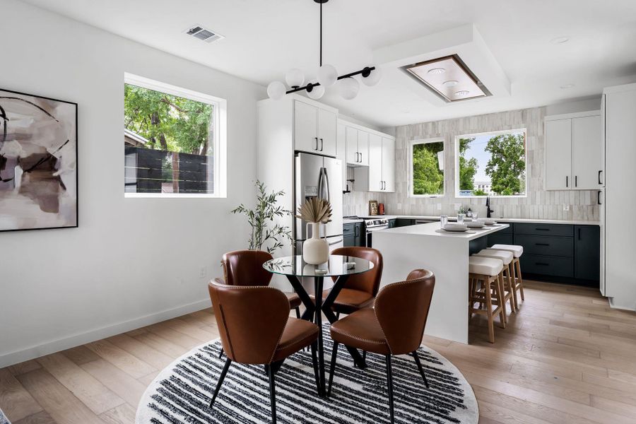 Furnished interior view inside a new home in , Austin (Image 18).