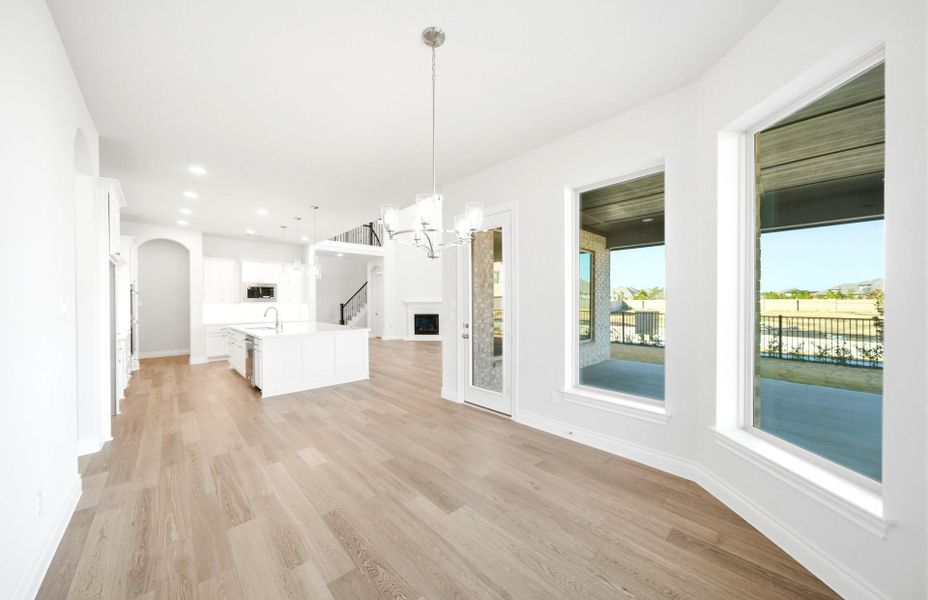 Spacious, unfurnished interior of a new home in Bridgeland 60′, Cypress (Image 35).