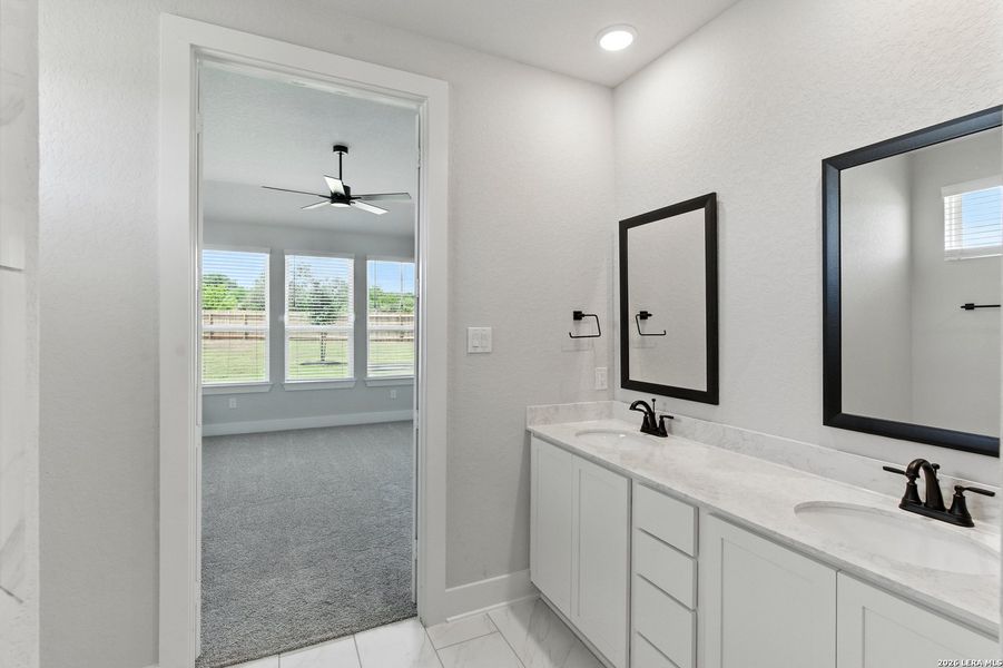 Furnished interior view inside a new home in Alsatian Oaks, Castroville (Image 14).