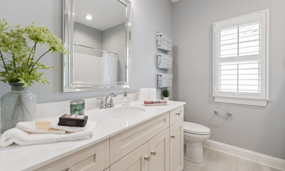 Representative furnished interior of a home built from the Tiburon II by Classica Homes in McLean - Waterfront, Clover (Image 22).