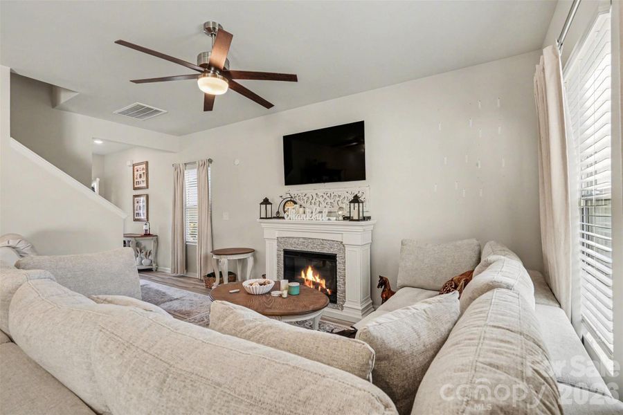 Furnished interior view inside a new home in Morgan Hills, Albemarle (Image 15).