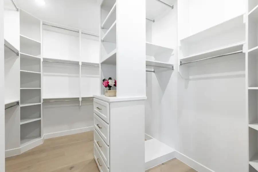 Representative Primary Closet - some options shown Representative Primary Closet - some options shown