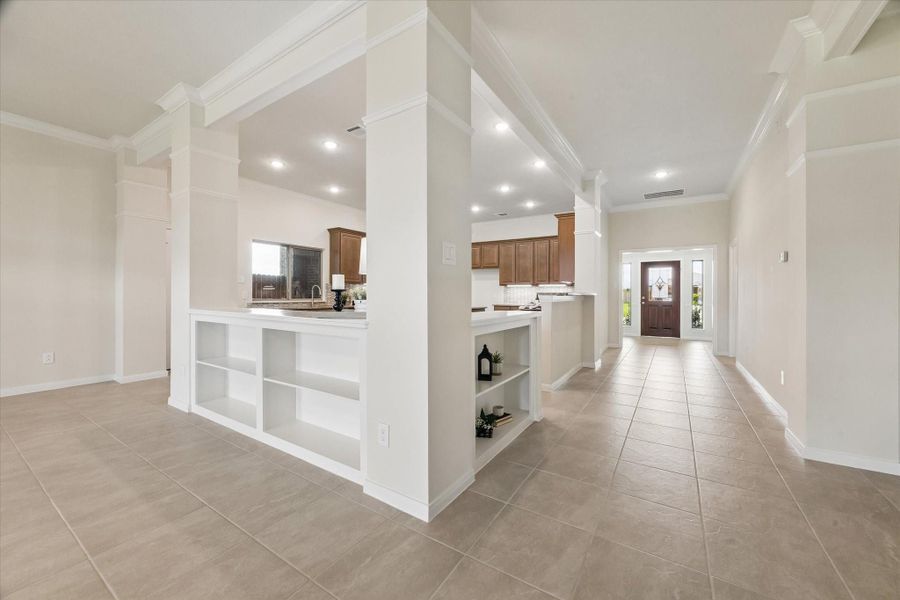 View looking towards front door
