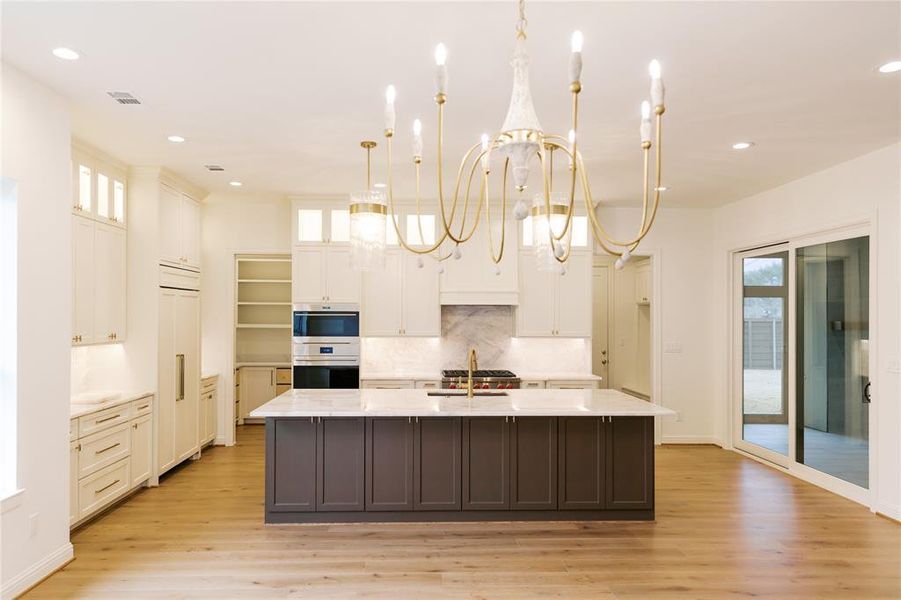 Custom cabinets lots of storage