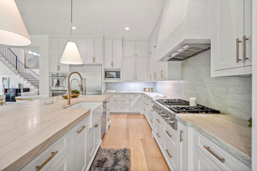 Furnished interior view inside a new home in , Houston (Image 13).