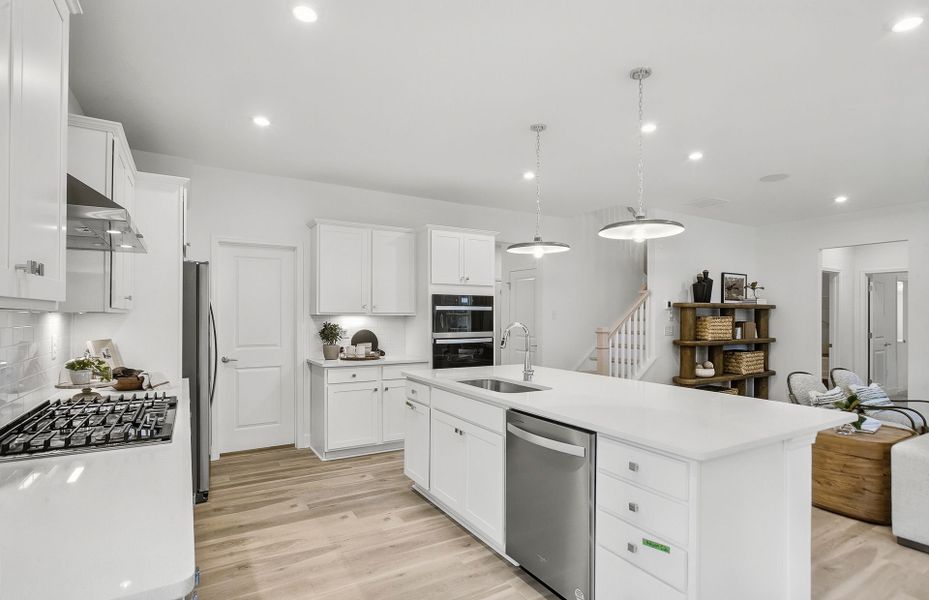 Representative furnished interior of a home built from the Braddock by Pulte Homes in Anderson Point Estates, McDonough (Image 8).