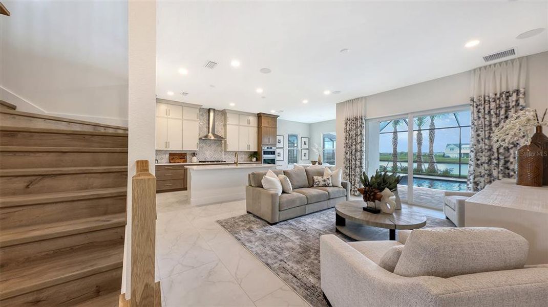 Furnished interior view inside a new home in Gracewater at Sarasota, Sarasota (Image 46). Furnished interior view inside a new home in Gracewater at Sarasota, Sarasota (Image 46).