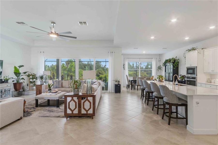 Furnished interior view inside a new home in , Port Charlotte (Image 6). Furnished interior view inside a new home in , Port Charlotte (Image 6).