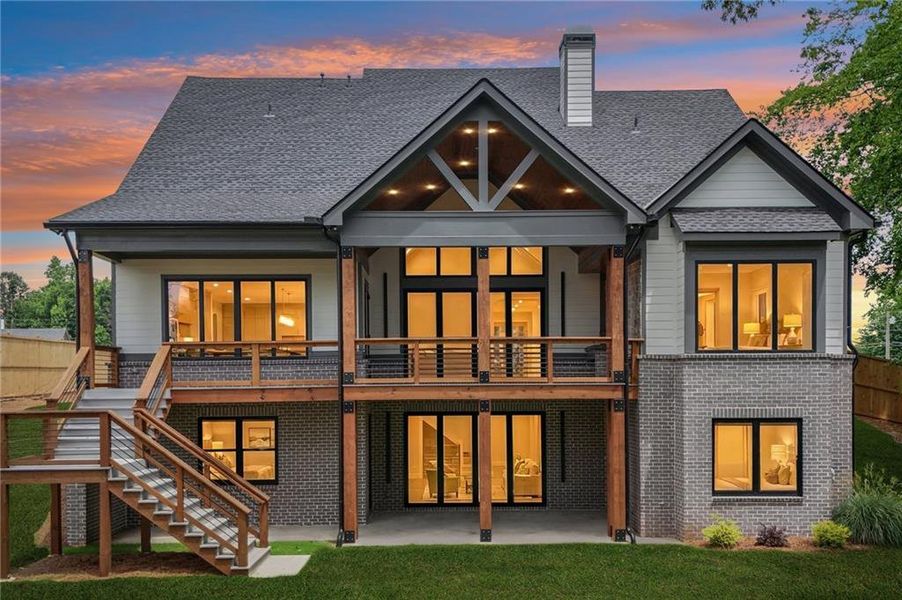Front exterior of a new home in , Cumming, GA, highlighting curb appeal (Image 41). Front exterior of a new home in , Cumming, GA, highlighting curb appeal (Image 41).