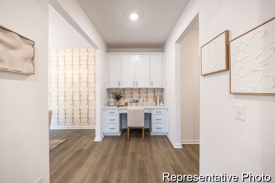 Furnished interior view inside a new home in Covington Ridge Townhomes, Thomasville (Image 5).