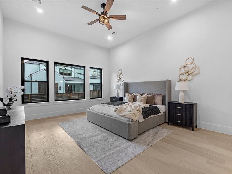 Relax and unwind in your primary suite.