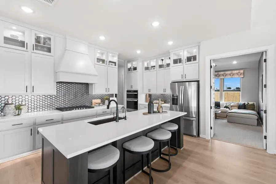 Representative furnished interior of a home built from the Jester by Scott Felder Homes in Esperanza, Boerne (Image 5). Representative furnished interior of a home built from the Jester by Scott Felder Homes in Esperanza, Boerne (Image 5).