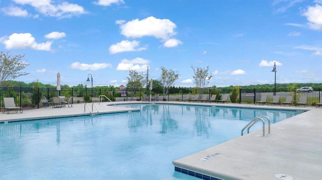 Front exterior of a new home in Preserve at Dove Creek, Statham, GA, highlighting curb appeal (Image 23).