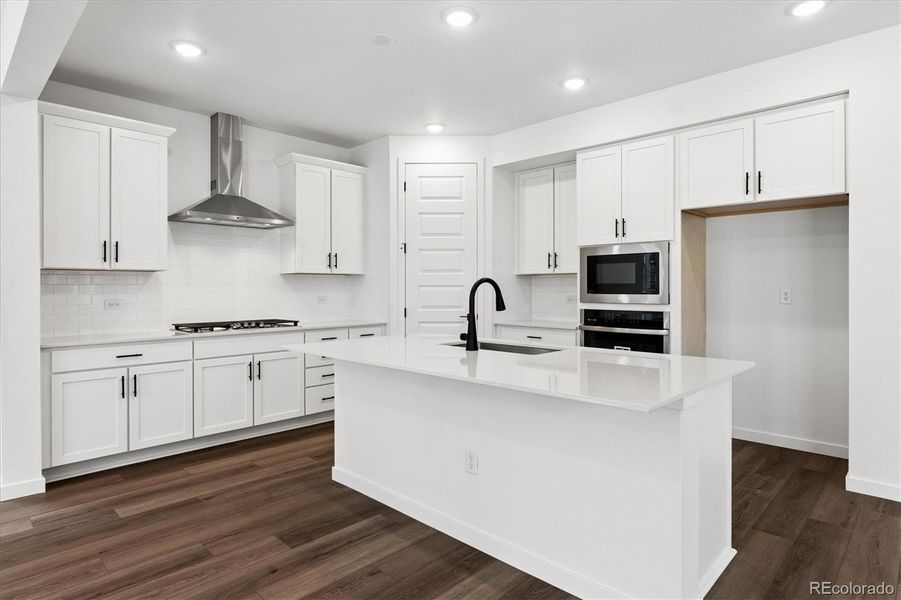 Furnished interior view inside a new home in The Summit at Meridian, Englewood (Image 8).