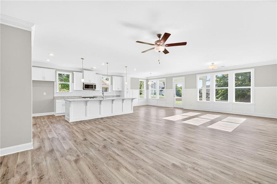 Spacious, unfurnished interior of a new home in , Hiram (Image 23).