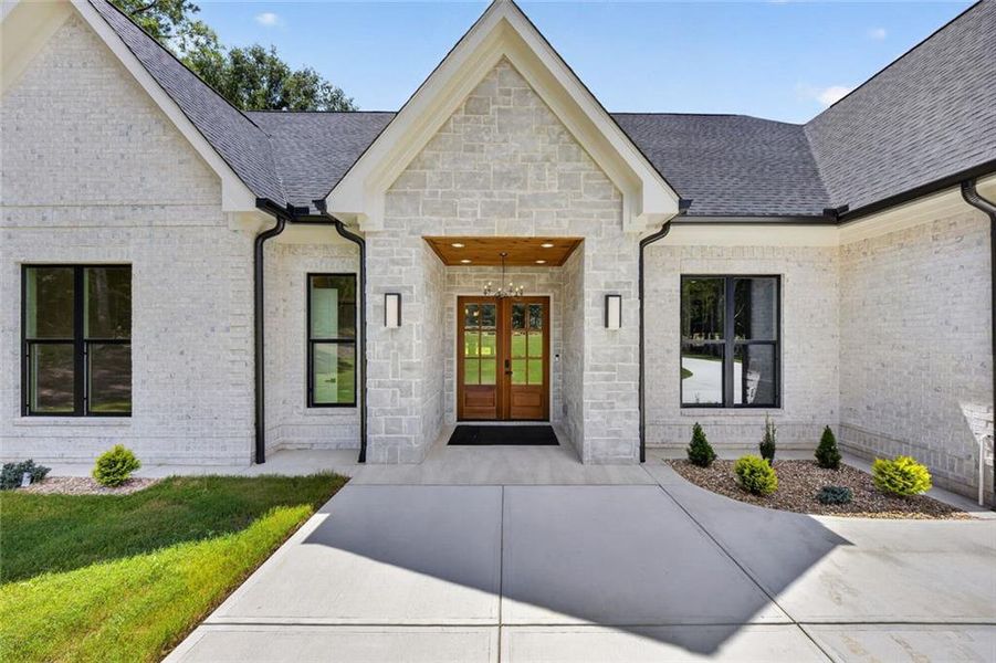 Exterior details and patio area of a home in , Monroe (Image 38). Exterior details and patio area of a home in , Monroe (Image 38).