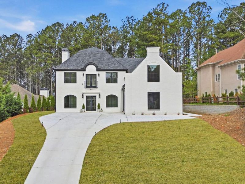 Front exterior of a new home in , Canton, GA, highlighting curb appeal (Image 32).