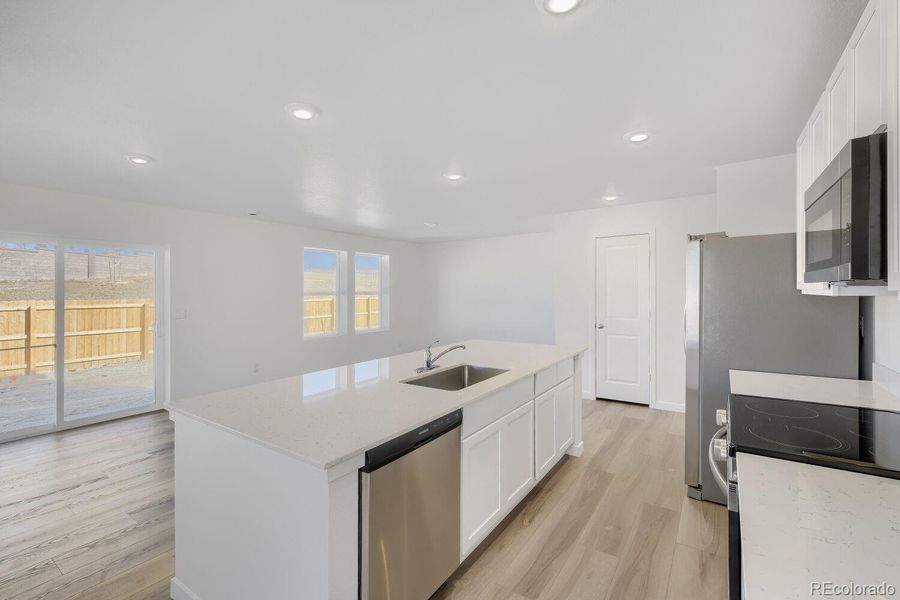 Furnished interior view inside a new home in Copper Chase, Colorado Springs (Image 7).