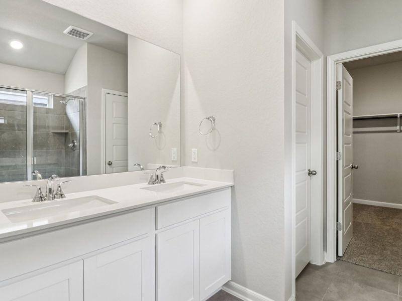 Furnished interior view inside a new home in Kallison Ranch, San Antonio (Image 10).