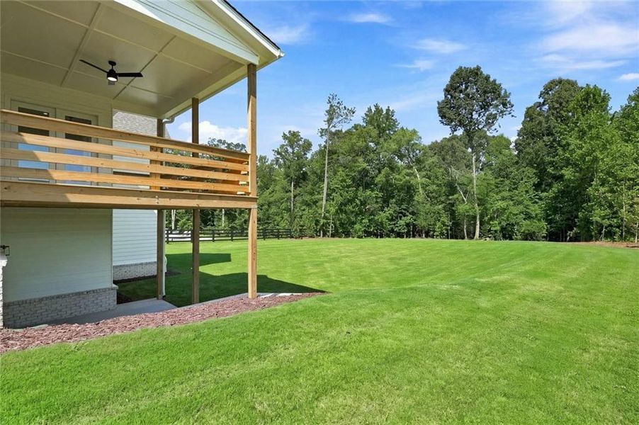Exterior details and patio area of a home in , Canton (Image 30).