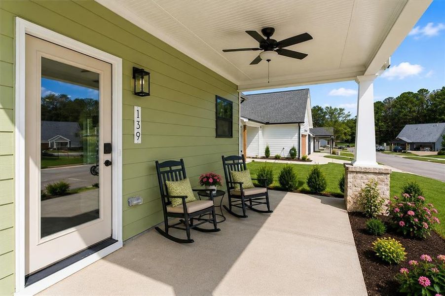Exterior details and patio area of a home in Ferguson Corners, Emerson (Image 4). Exterior details and patio area of a home in Ferguson Corners, Emerson (Image 4).