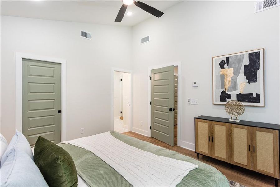 Furnished interior view inside a new home in , Atlanta (Image 12). Furnished interior view inside a new home in , Atlanta (Image 12).