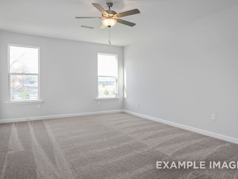 Representative unfurnished interior of a home built from the The Cypress II by Davidson Homes LLC in Tobacco Road, Angier (Image 27). Representative unfurnished interior of a home built from the The Cypress II by Davidson Homes LLC in Tobacco Road, Angier (Image 27).
