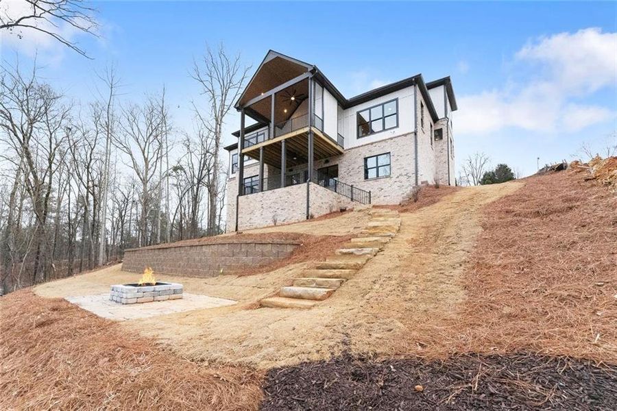 In-progress construction of a new home in , Gainesville, GA (Image 84).