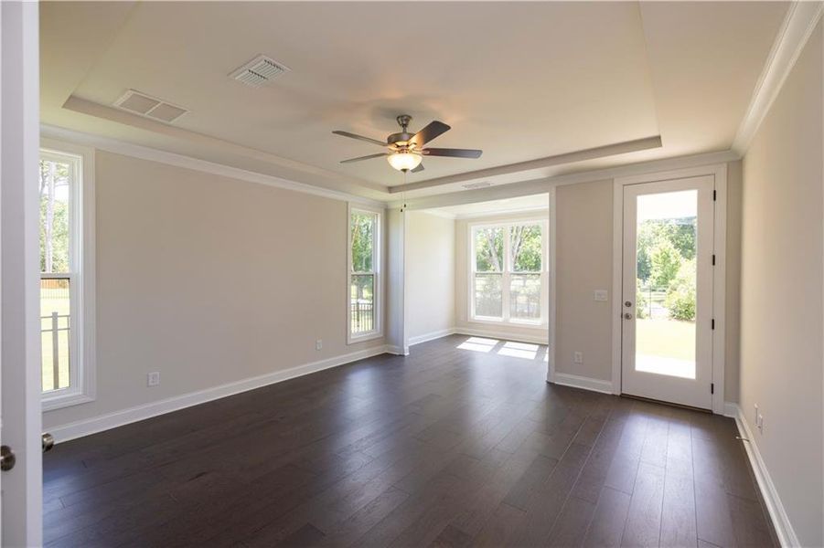 Spacious, unfurnished interior of a new home in Promenade at Sawnee Village, Cumming (Image 21).