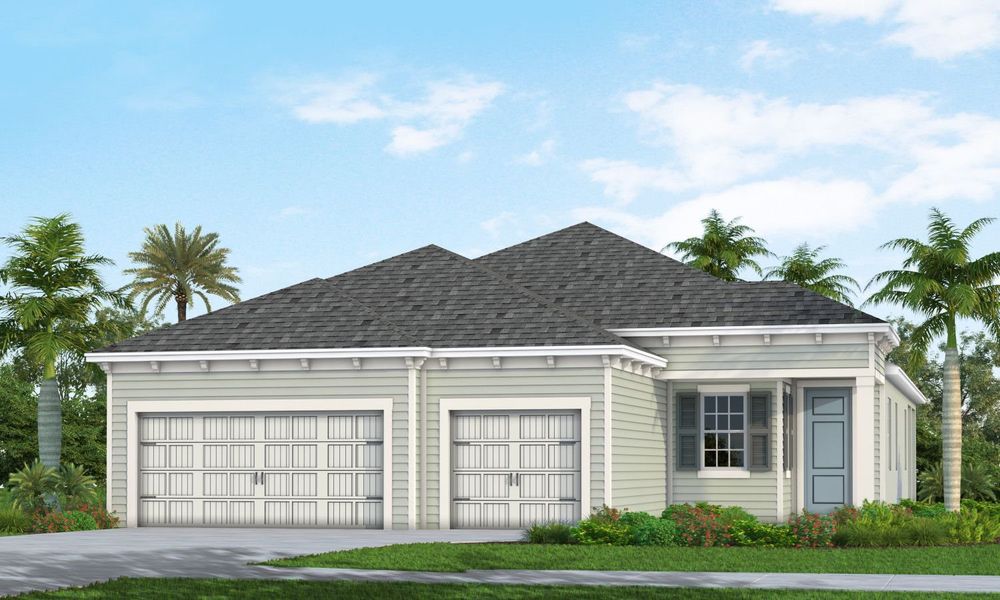 Representative exterior photo of a completed home built from the Sea Mist by Neal Communities in Wildleaf, Parrish, FL (Image 24). Representative exterior photo of a completed home built from the Sea Mist by Neal Communities in Wildleaf, Parrish, FL (Image 24).