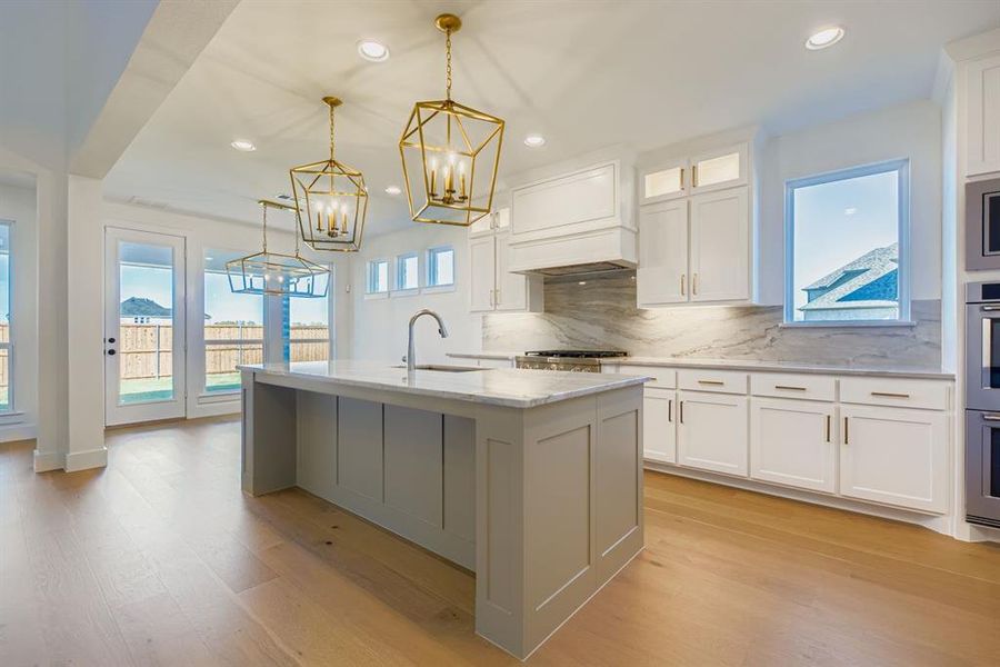 Furnished interior view inside a new home in Star Trail - 55s, Prosper (Image 11).