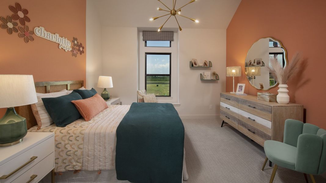 Furnished interior view inside a new home in Legacy Prairie at Katy Court, Katy (Image 15). Furnished interior view inside a new home in Legacy Prairie at Katy Court, Katy (Image 15).