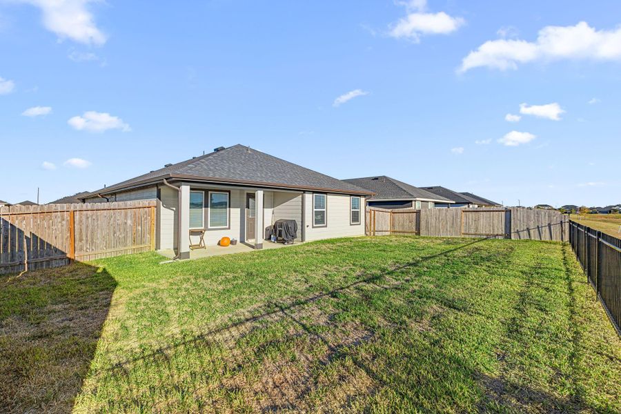 Exterior details and patio area of a home in , Sealy (Image 2).