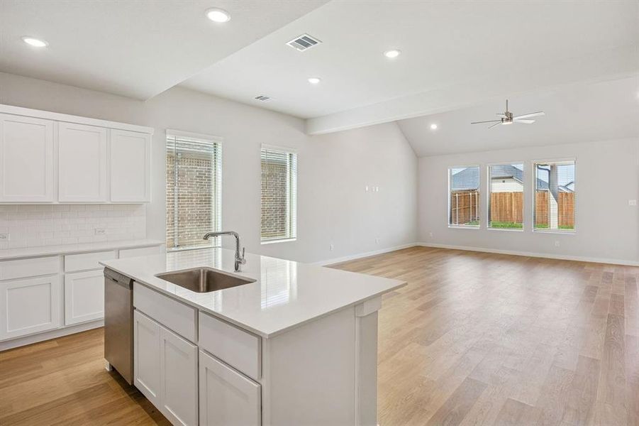 Open First Floor in the Stanley II home plan by Trophy Signature Homes – REPRESENTATIVE PHOTO